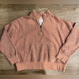 Billabong Lazy Mornings Half Zip Pullover Sweatshirt-Large